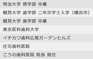 こうの歯科医院 院長 河野 裕一郎 経歴